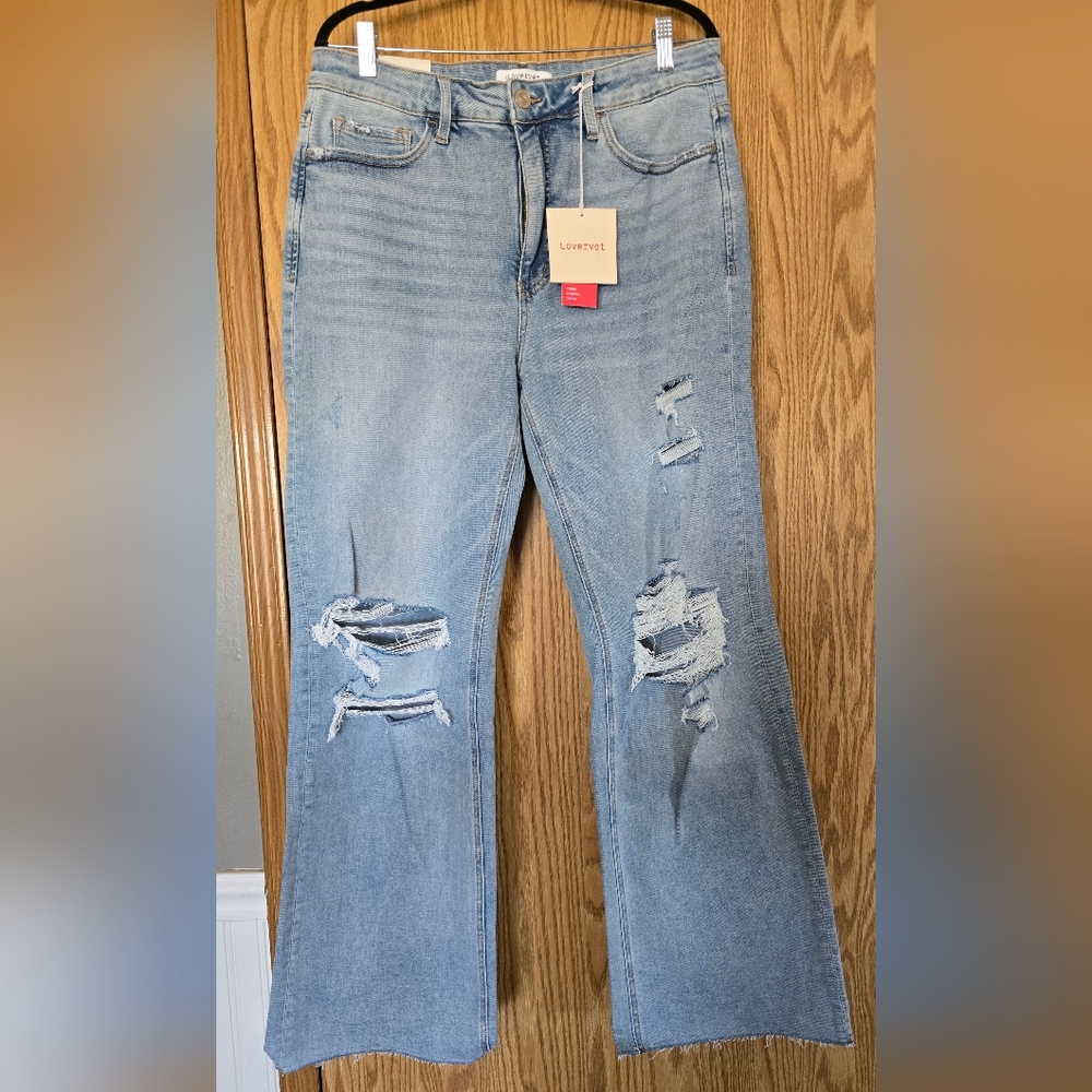 Love Women's Light Blue Distressed Jeans